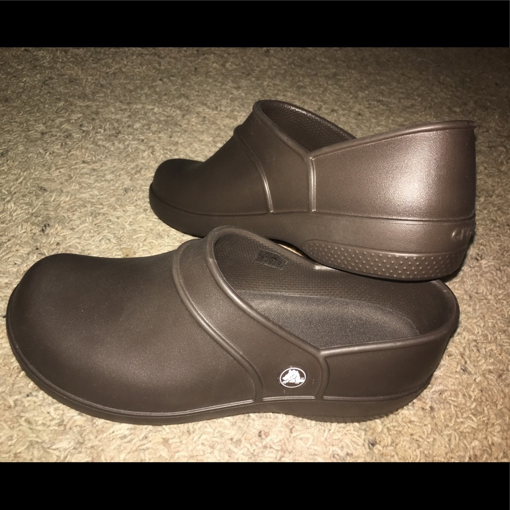 Women’s work Croc slip ons